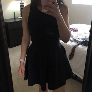 Kendall & Kylie Black Skater Dress